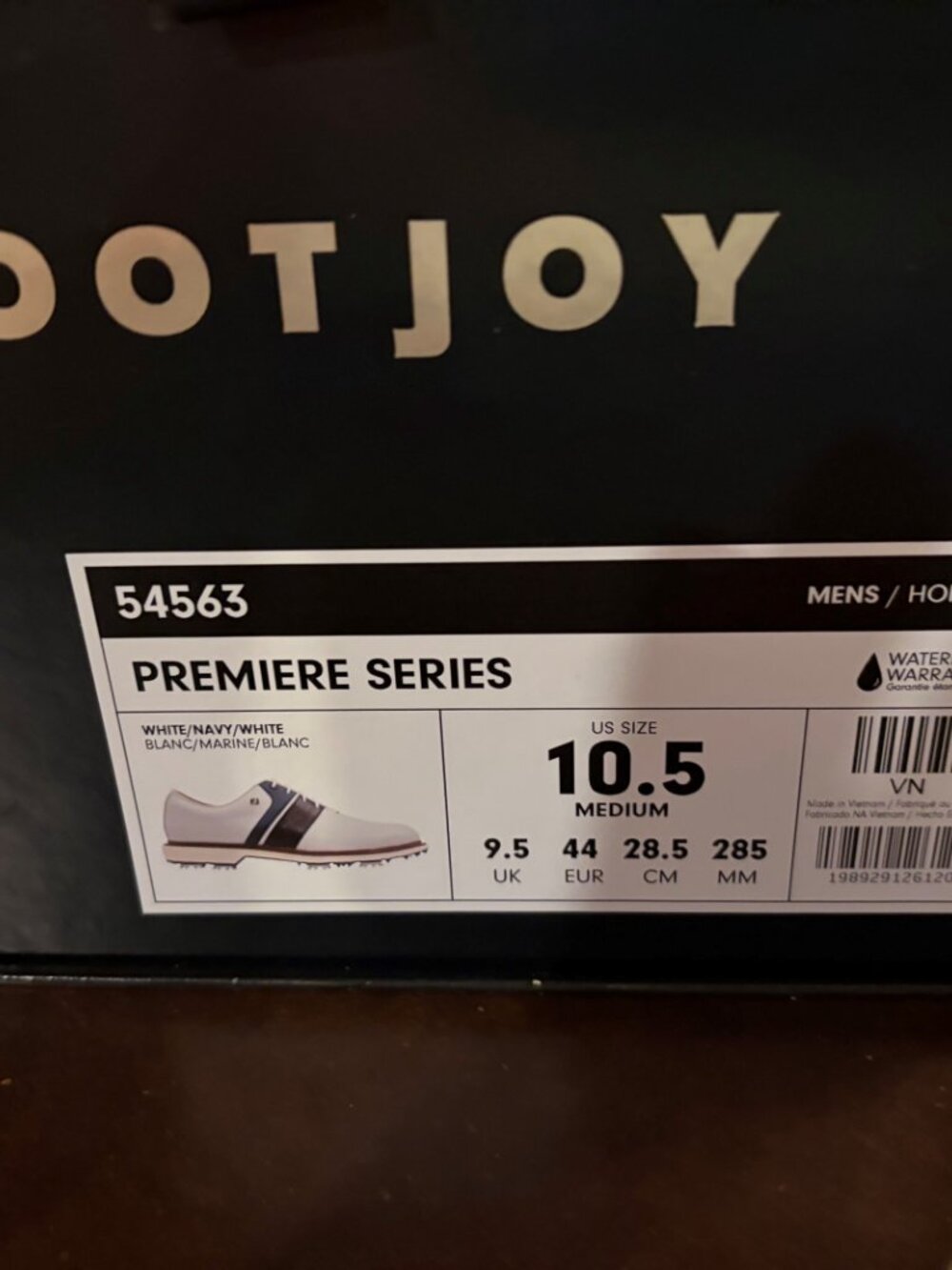 NWT Footjoy Men's Golf Shoes 10.5 US - Premiere Series - Picture 5 of 6